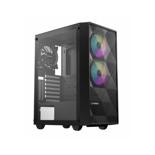 Raidmax Kuciste Meshian X902 Black ARGB, 3x ARGB fan/Window/X902TBF Cene