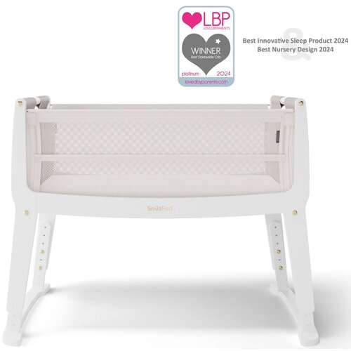 Snuz Pod Studio Krevetić za bebe - Paris White Slike