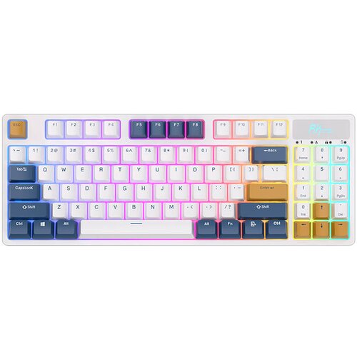 BZ ROYAL KLUDGE BREZŽIČNA MEHANSKA TIPKOVNICA RK89 RGB ZA WINDOWS MAC, (5000089343) Cene