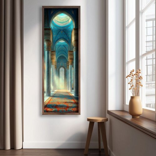 WALLXPERT LAC081-120 Multicolor Decorative Framed MDF Painting Cene