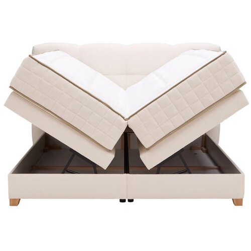 Premium Living Postelja Boxspring Bianco, Bež, 180x200 Slike