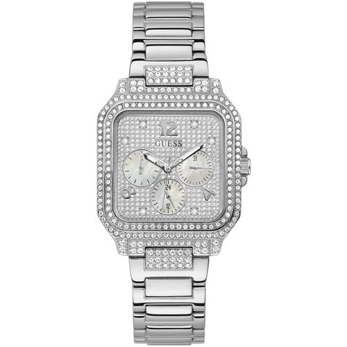 Guess Analogne ure gw0472l1 Srebrna Cene
