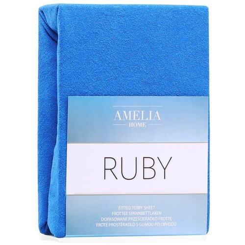 AmeliaHome Plahta s gumom Ruby 140-160x200 cm, plava Cene
