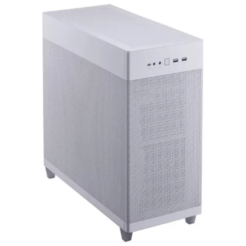 Asus Prime AP201 MicroATX Case White Edition Tool-Free Side Panels and Quasi-Filter Mesh Panels