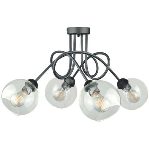  Plafonski luster EVIE 4xE27/60W/230V antracit/proziran Cene