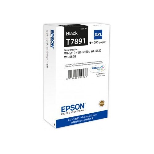 Epson T7891 C13T789140 kartu&amp;scaron;a, črna Slike