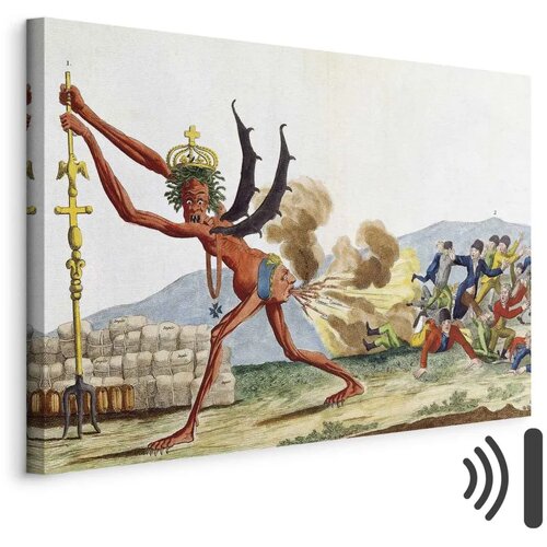  Slika - Jacques-Louis David &ndash; Caricature of the English Government 120x80 Akustična Cijene