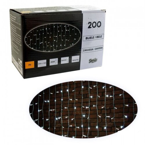 Lampice Lučke zavesa 200 cm x 100 cm, (20824707) Slike