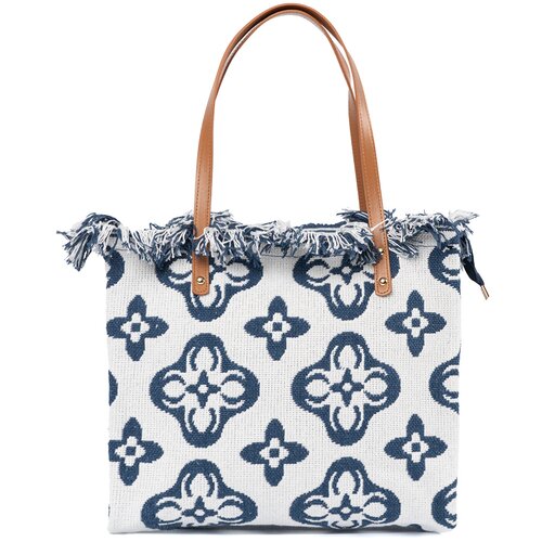 Shelvt Beach bag with tassel shoulder Cene