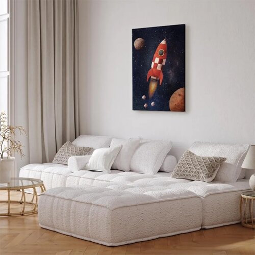  Slika - Into the Unknown by Rocket (1 Part) Vertical 80x120 Akustična Slike