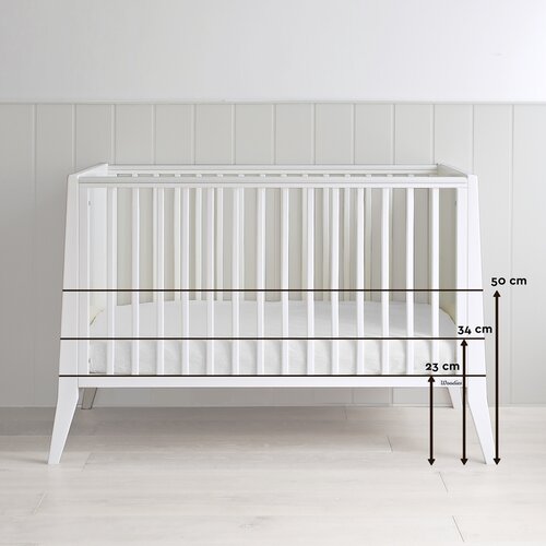Woodies krevetić Slim Cot white Slike