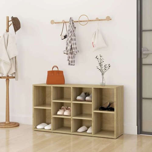  Klop za shranjevanje čevljev sonoma hrast 103x30x54,5 cm - Klop Za Čevlje, (21744514) Cene