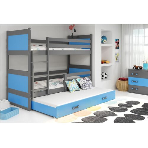  Krevet BMS Rico na kat za 3 osobe 200x90 cm, GRF plava Cijene