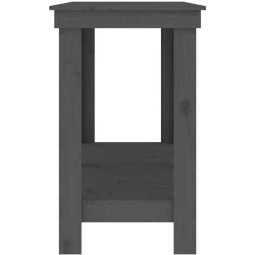  Radni stol siva 140x50x80 cm od masivne borovine Slike