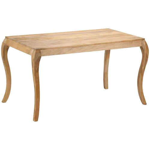  Blagovaonski stol od masivnog drva manga 135 x 75 x 76 cm Slike