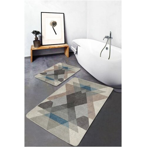 Mila Home Žametne kopalni&amp;scaron;ke preproge v kompletu 2 ks 60x100 cm &amp;ndash; Slike