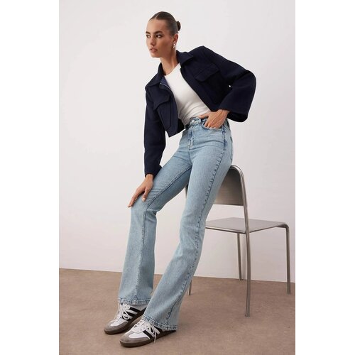 TRENDYOLMILLA ženske pantalone Twoaw26Je00260, svetloplava-plava Cene