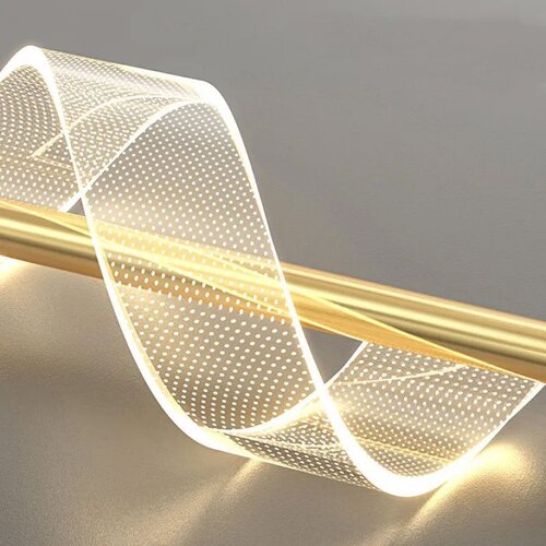 Toolight Viseća LED lampa G121-CP GOLD Slike