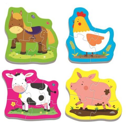Trefl Baby puzzle Životinje na farmi 36070 Slike