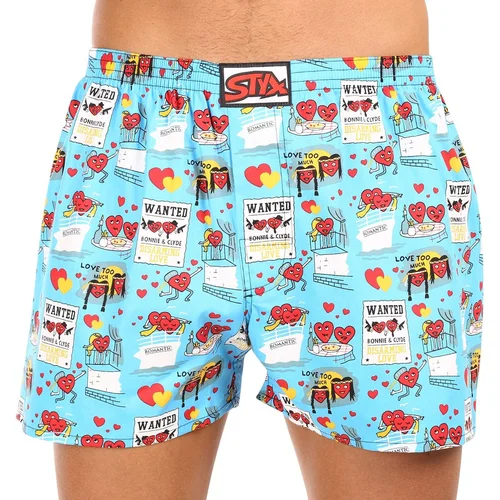 STYX Men's Boxer Shorts Art Classic Rubber Oversized Valentine's Day Couples