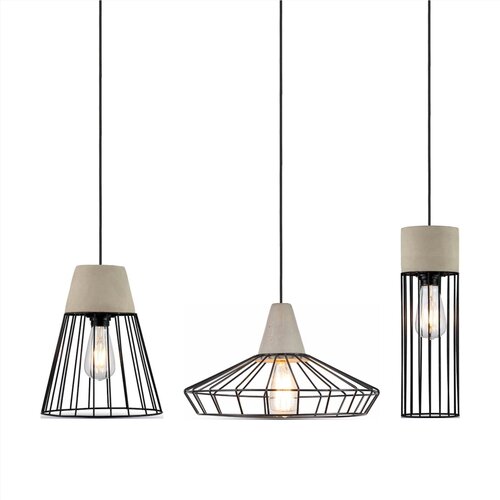  Viseće lampe &mdash; CONCRETE &bull; 3 kom. Cijene