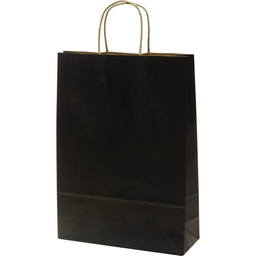  Vrečka darilna eko jumbo 31x42x11 promocija - črna Cene