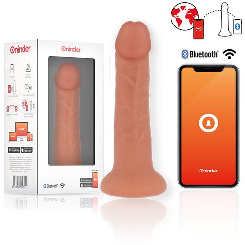 Oninder LARGE BOGOT&amp;Aacute; VIBRATOR DILDO 9 SPEEDS NATURAL 22 CM -O- 4.5 CM - FREE APP Slike