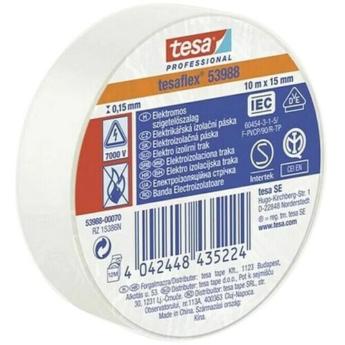 Tesa Izolacijska traka Flex (D x Š: 10 m x 15 mm, Bijela) Cijene