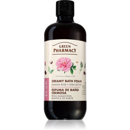Green Pharmacy Body Care Damask Rose & Shea Butter kremasta pena za kopel z karitejevim maslom 500 ml Cene