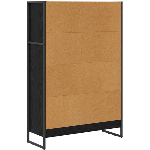  za knjige Crni hrast 80 x 30 x 121 cm Konstruirano drvo Slike