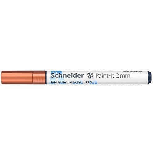 Schneider Flomaster Paint-It metalik marker 011, 2 mm, bakreni Slike