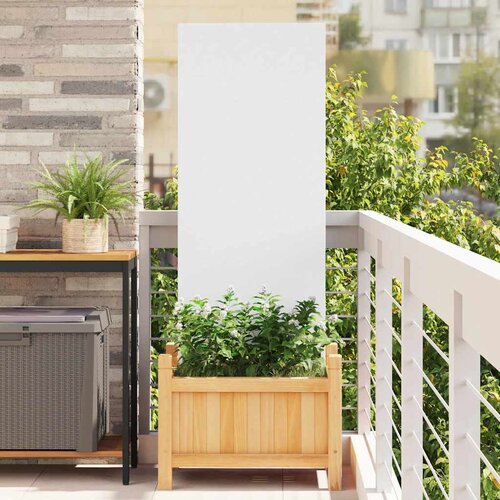 vidaXL Dekorativna ploča za vrt Bijela 50 x 140 cm Cene