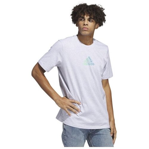 Adidas Majice s kratkimi rokavi Power Logo Tee Bela Slike