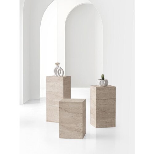 Hanah home L.Çiçeklik - 9540 Travertine Flower Stand Cene