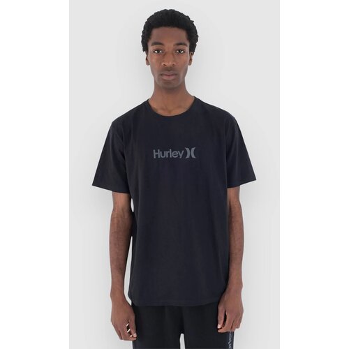 Hurley Organic One & Only T-shirt black gray Cene