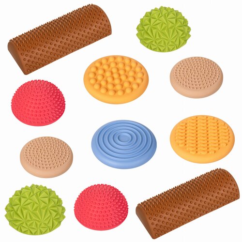 Monkey Gym Senzorična pot ravnotežna igra 11 kosov pastelnih, (5000077206) Cene