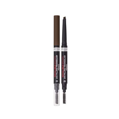 L&amp;acute;Or&amp;eacute;al Paris Infaillible Brows 24H Filling Triangular Pencil vodootporna olovka za obrve 1 ml nijansa 05 Brunette za žene Slike