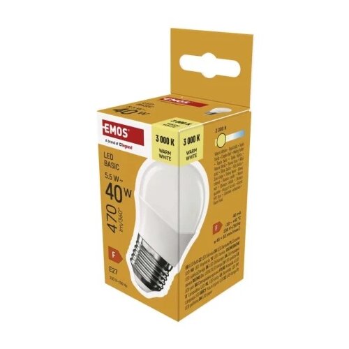 Emos zl6f22 Led sijalica basic mini globe 5,5w(40w) 470lm e27 ww ( 3461 ) Cene