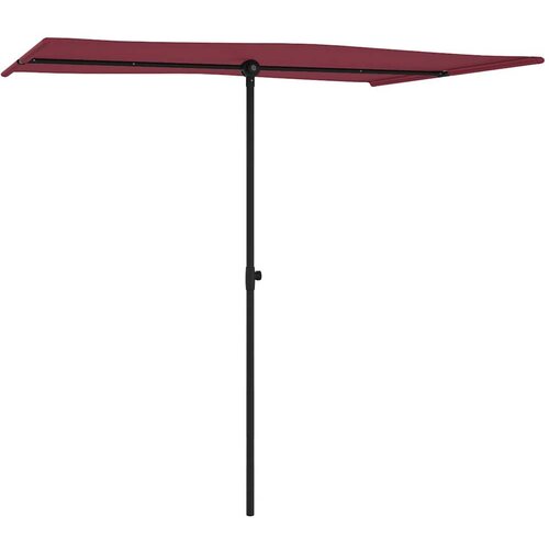  Vrtni suncobran s aluminijskim stupom 2 x 1,5 m bordo Slike