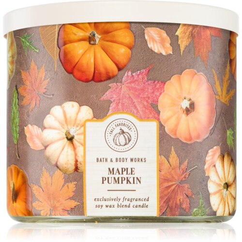 Bath &amp;amp; Body Works Maple Pumpkin di&amp;scaron;eča sveča 411 g Slike