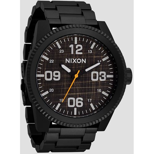 Nixon The Corporal Stainless Steel Ura super black / black top Slike
