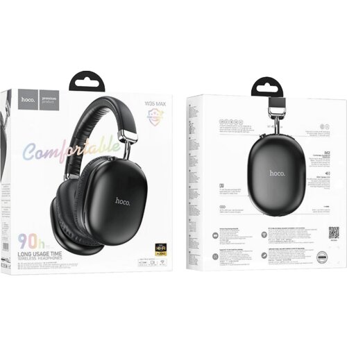 Hoco. Brezžične slu&amp;scaron;alke Bluetooth &amp;ndash; W35 Max Joy Black Slike