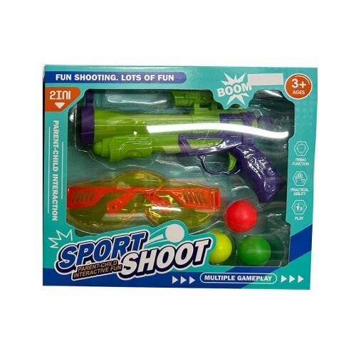  set blaster plavo-zeleni i naočare Slike