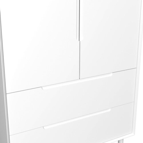 Bessagi Home Omara Za Oblačila Marlo, Bela, &amp;Scaron;. 100cm Slike