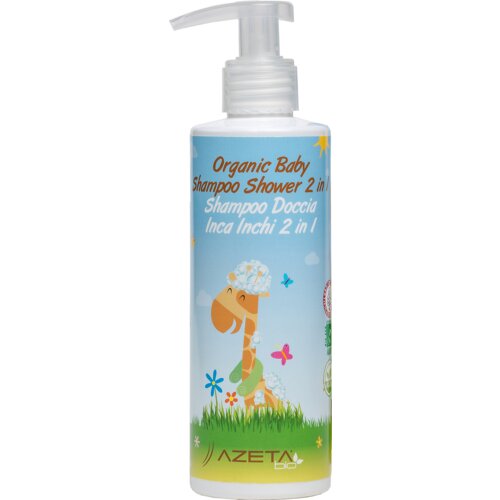 Azeta Bio azetabio organski paket za ekcem, dermatitis i suvu kožu (uljani šampon/kupka 200ml, krema za lice i telo 100ml) Slike