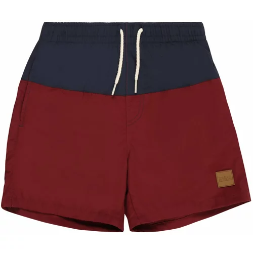 Urban Classics Kratke kopalne hlače mornarska / rdeča