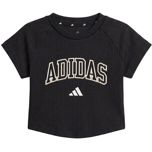 Adidas Sport Seasonals Collegiate Typography T-Shirt Junior Girls Crna Cijene