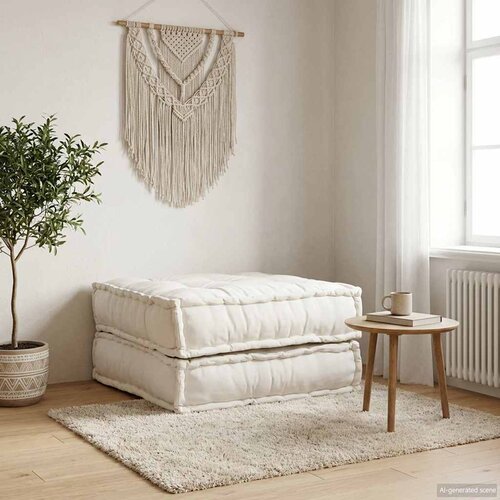  Modularna sofa krem boje 70x70x36, tkanina Cijene