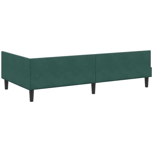 VidaXL krevetni okvir sa kutnim dizajnom tamnozelena 80 x 200 cm Slike