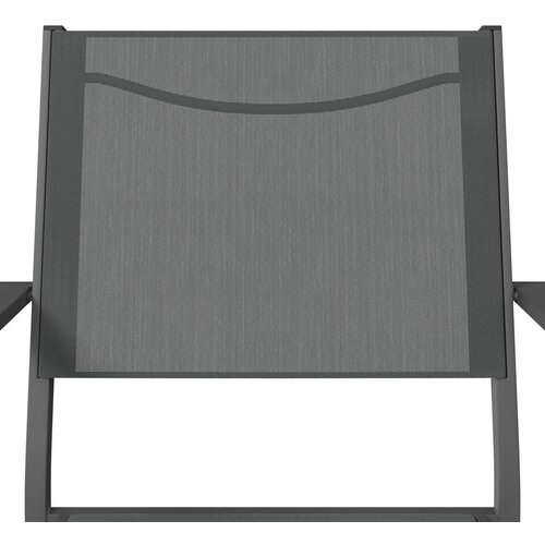 Ambia Garden STOL aluminij antracit, siva Slike